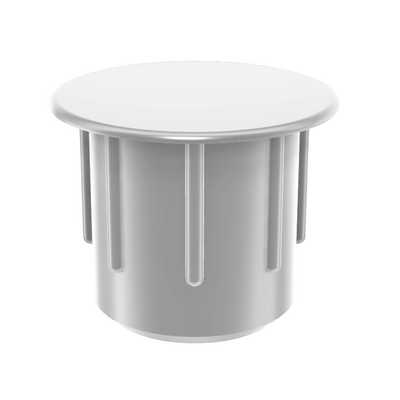 60-508-0 MODULAR SOLUTIONS ALUMINUM  CAP<BR>8MM DIAMETER GRAY